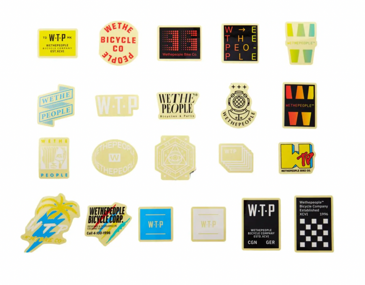 Wethepeople Brand Sticker Pack