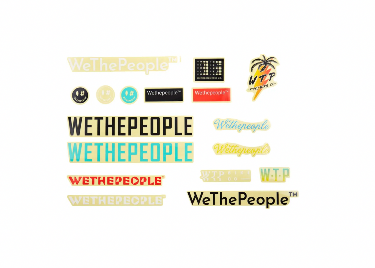 Wethepeople Brand Sticker Pack