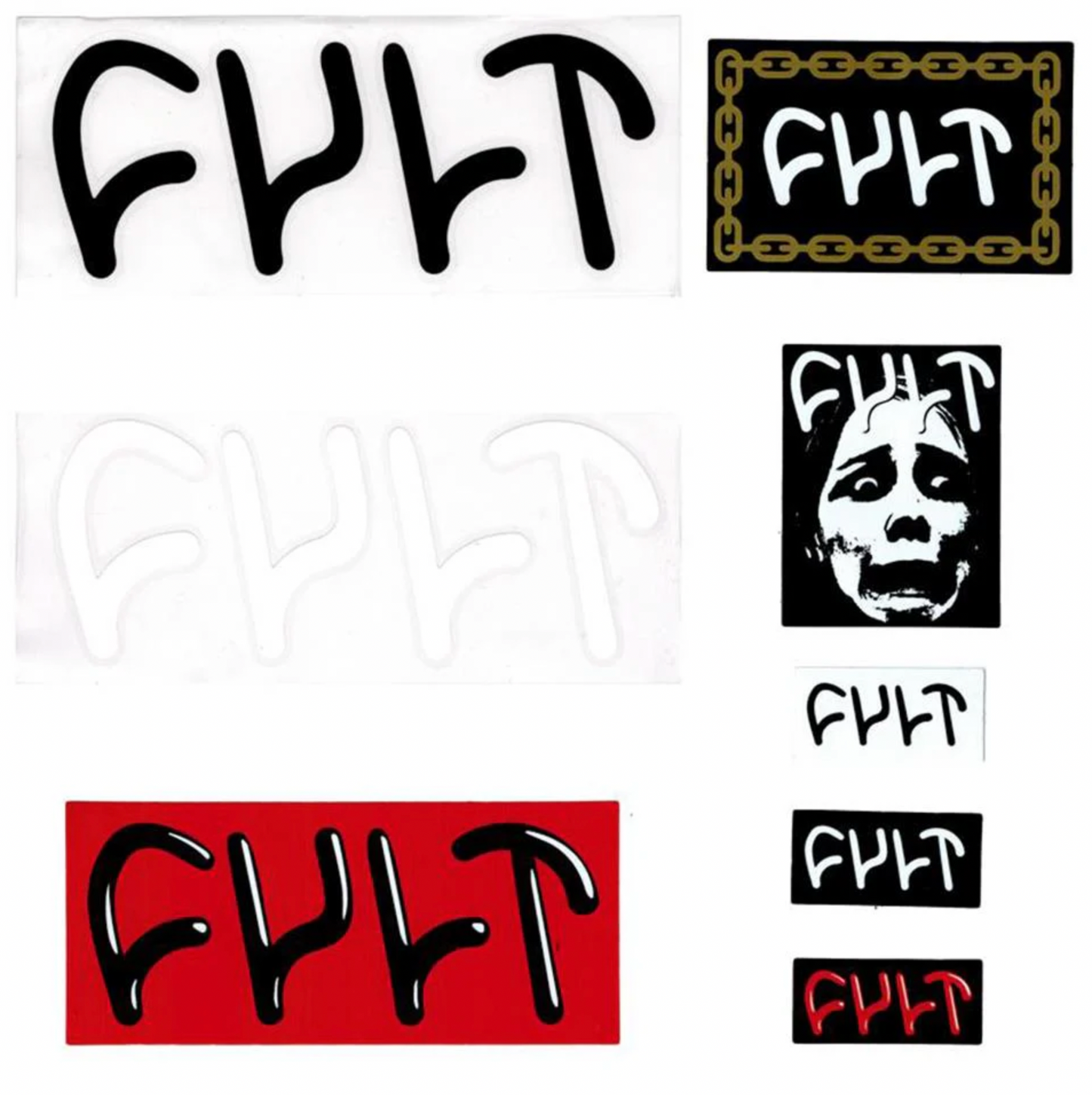 Cult BMX 8 Sticker Pack