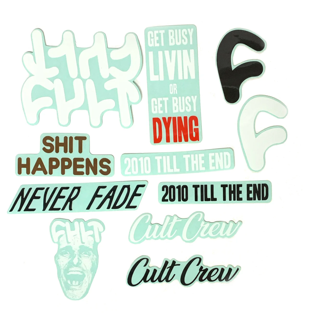 Cult BMX 11 Sticker Pack